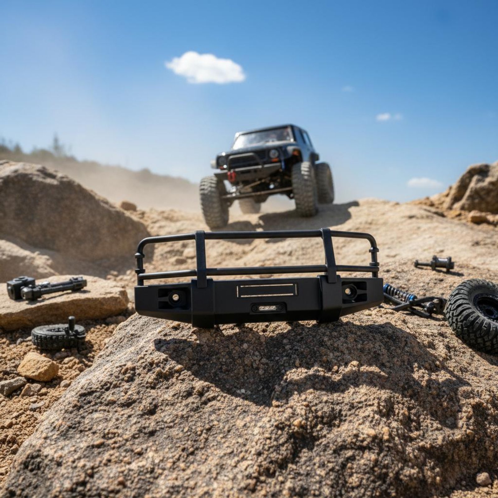 Rc Hobby Rc - Bumper Depan RC Crawler Model Mobil