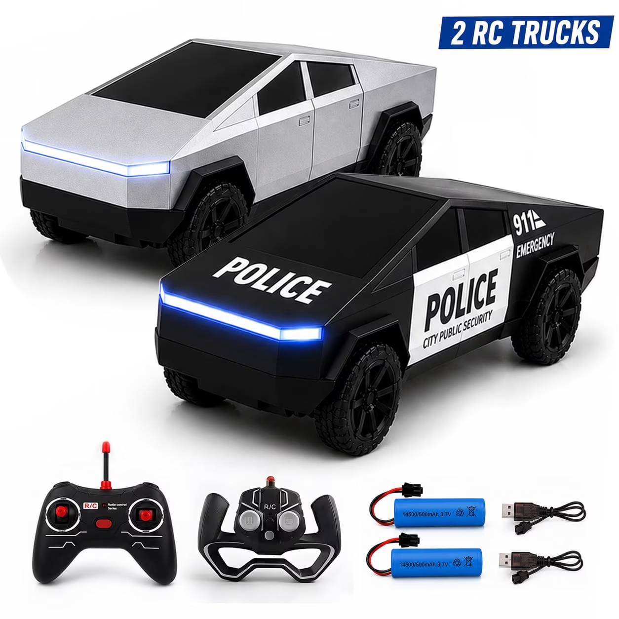Rc Hobby Workbench - 2PCS Mainan Mobil RC Cyber Truck