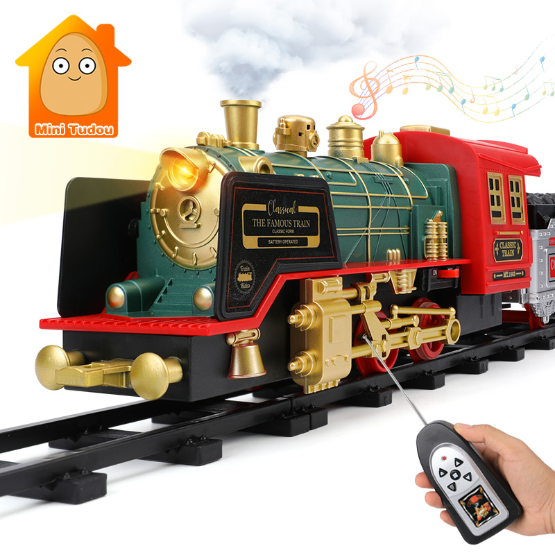 Rc Hobby Track - Set kereta api elektrik, mainan pendidikan