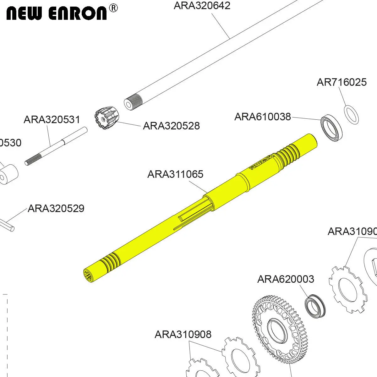 ENRON Aluminium CNC pusat komp - Rc Hobby Center ulasan dan harga