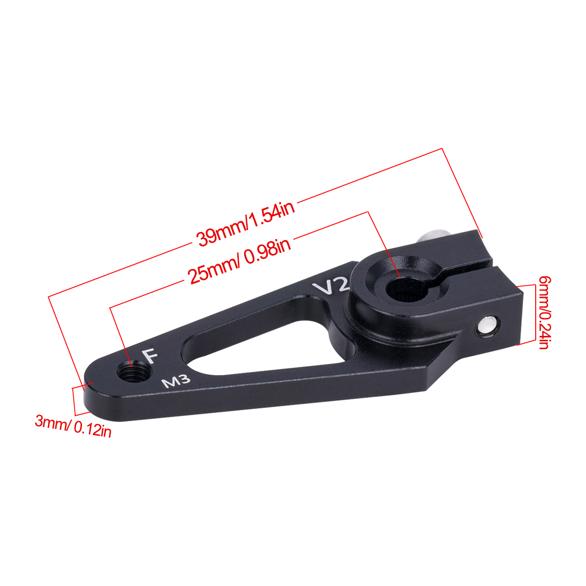 7075 Aluminium 25T Servo Horn  - Rc Hobby Zone ulasan dan harga