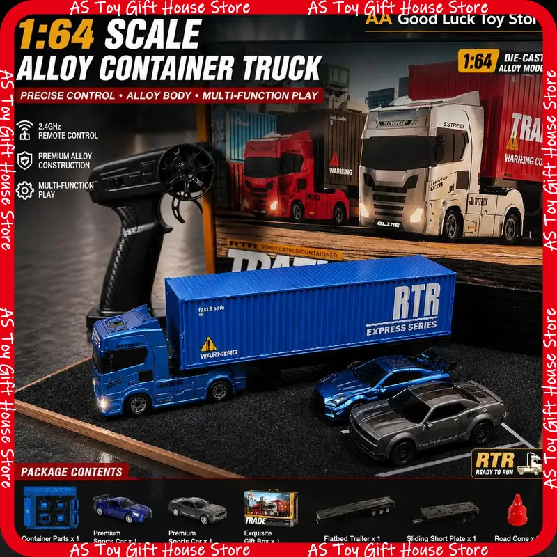Truk Trailer RC Skala 1:64 Ber - Rc Hobby Pro ulasan dan harga