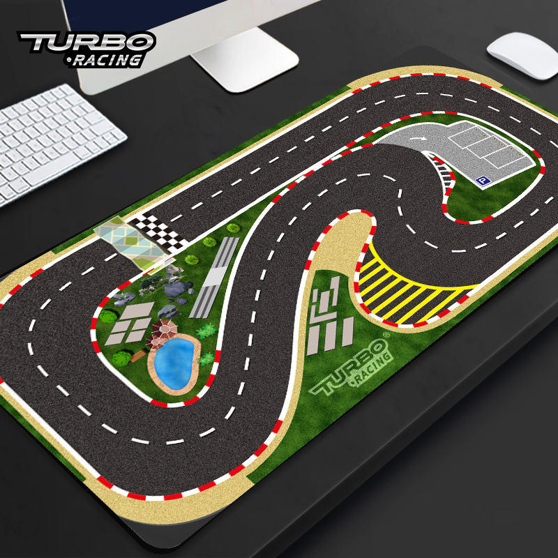 Tikar karet balap Turbo portab - Rc Hobby Track ulasan dan harga