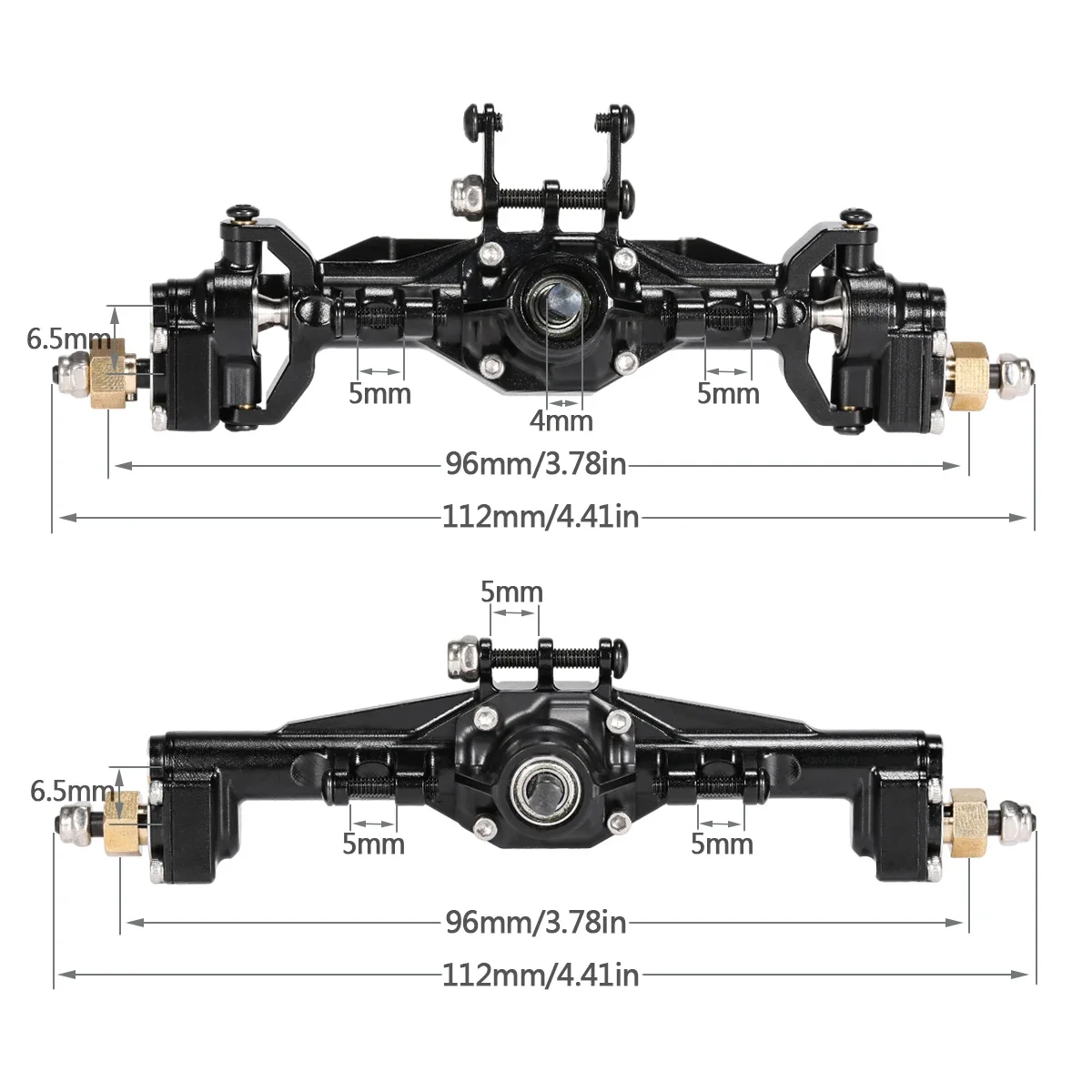 TRX4M aluminium depan belakang - Rc Hobby Zone ulasan dan harga