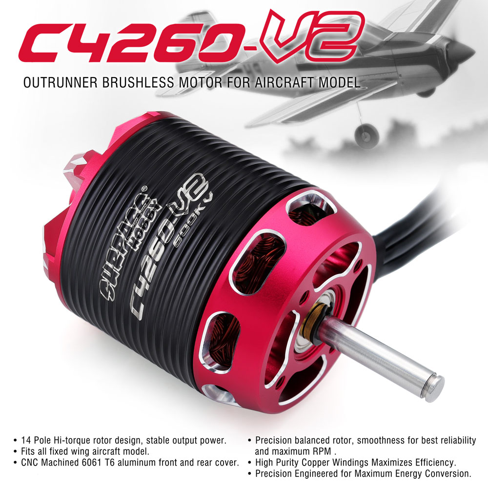 SURPASS HOBBY C4240 750KV/850K - Rc Hobby Motor ulasan dan harga