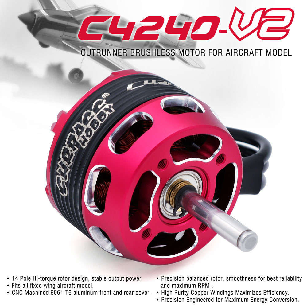 SURPASS HOBBY C4240 750KV/850K - Rc Hobby Motor ulasan dan harga