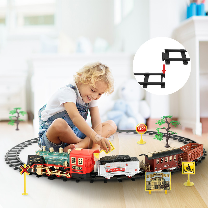 Set kereta api elektrik, maina - Rc Hobby Track ulasan dan harga