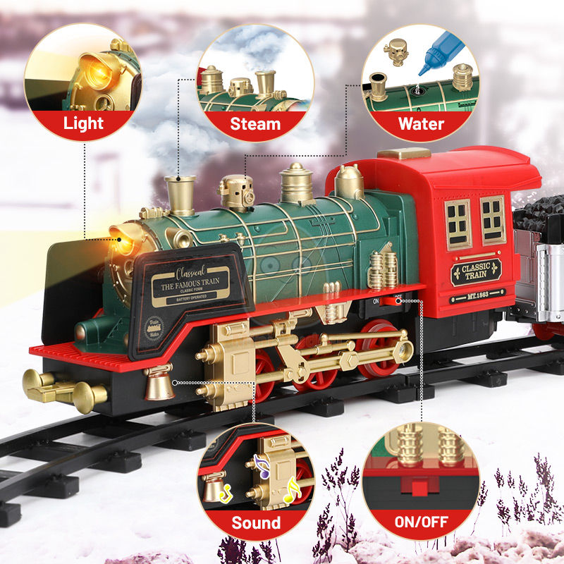 Set kereta api elektrik, maina - Rc Hobby Track ulasan dan harga